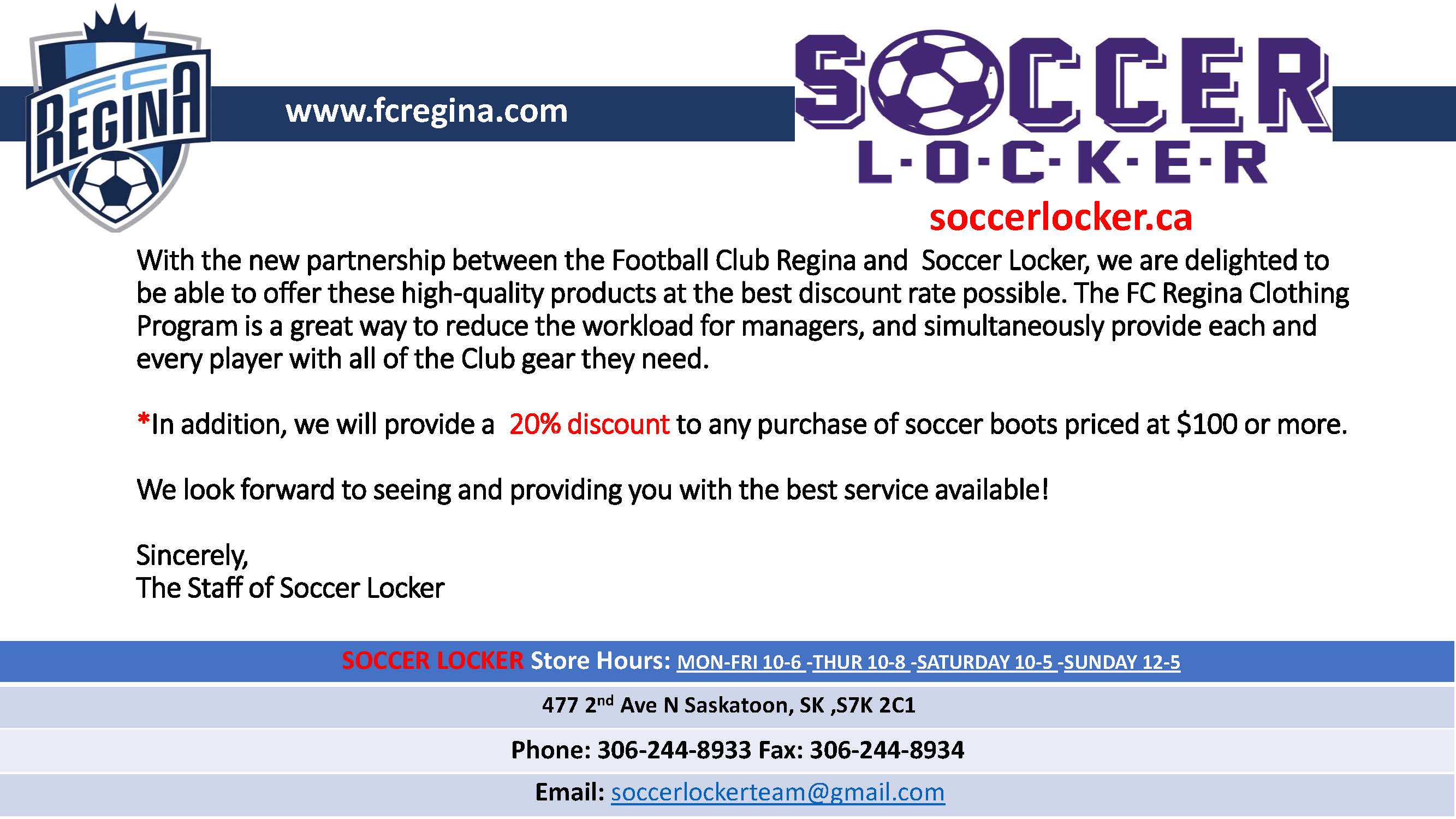 FC Regina site by RAMP InterActive